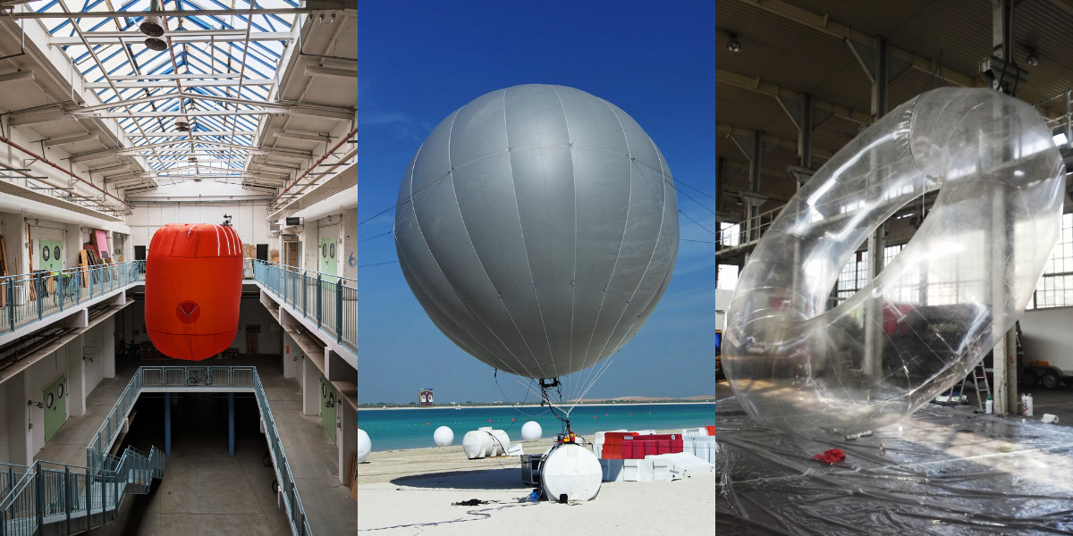 drei verschiedene Blimps